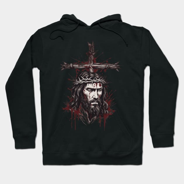 Jesus Christ Died for Our Sins Hoodie by animegirlnft